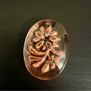 Clear Coral Acrylic Pendant